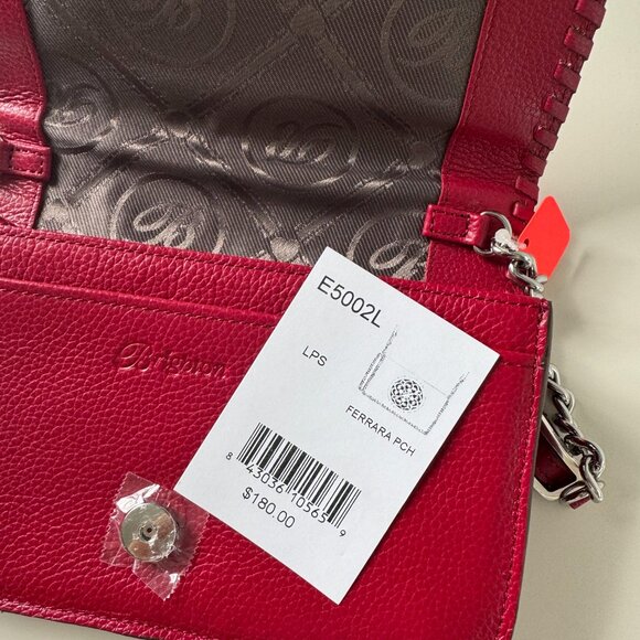 Brighton Red Leather Ferrara Purse - Picture 5 of 5